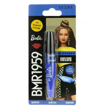 Т20070 Lukky Barbie BMR1959 Тушь для ресниц, цвет Синий, 8 мл, силиконовая кисточка, блистер